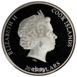 2012 Cook Islands Silver $20 Sleeping Bather by Renoir PCGS PR69DCAM RGUTH094