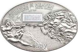 2012 Cook Islands Sistine Chapel Ceilings of Heaven Silver Coin