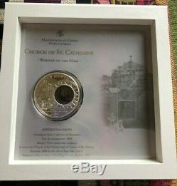 2012 Cook Islands Windows Of Heaven Church Of St Catherine Bethlehem Silver Coin