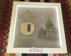 2012 Cook Islands Windows Of Heaven St Saint Isaac's Cathedral Silver Proof Coin