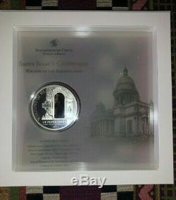 2012 Cook Islands Windows Of Heaven St Saint Isaac's Cathedral Silver Proof Coin