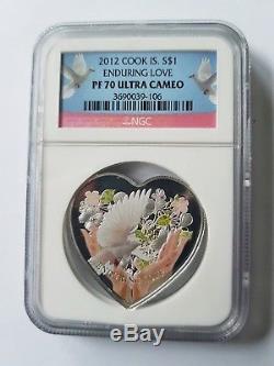 2012 S$1 Cook Islands Enduring Love NGC PF70 Ultra Cameo