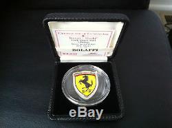 2013 $5 Cook Islands Ferrari Silver Proof Coin