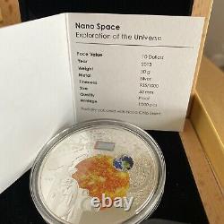 2013 Cook Islands $10 Nano Space Exploration of the Universe 50 g silver 0.925