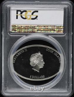 2013 Cook Islands $5 SS Republic First Strike PCGS MS70CAM