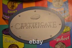 2013 Cook Islands 50 Dollars Rigid Airship The Zeppelin 5oz. 999 Silver with OGP