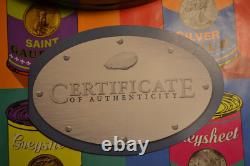 2013 Cook Islands 50 Dollars Rigid Airship The Zeppelin 5oz. 999 Silver with OGP