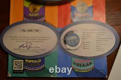 2013 Cook Islands 50 Dollars Rigid Airship The Zeppelin 5oz. 999 Silver with OGP