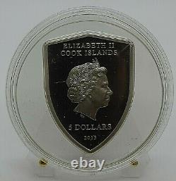 2013 Cook Islands Ferrari Shield Silver Coin