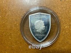 2013 Cook Islands Ferrari Shield Silver Proof Coin