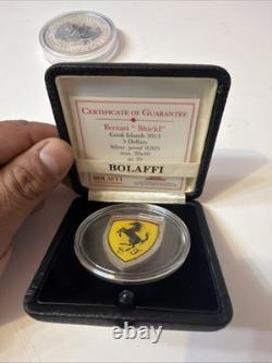 2013 Cook Islands FerrariShield Silver Coin