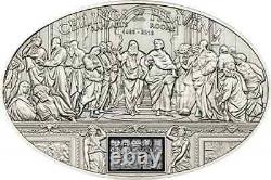 2013 Cook Islands Raphael Rooms Ceilings of Heaven Silver Coin