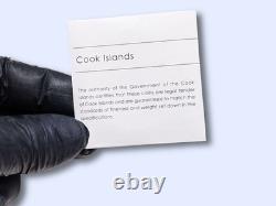 2013 Cook Islands Wildlife Conservation Humpback Whale Prism Mint 2500