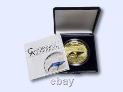 2013 Cook Islands Wildlife Conservation Humpback Whale Prism Mint 2500