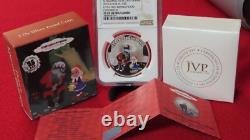 2013 Soviet Cartoons Little Red Riding Hood Cook Islands 999 Silver NGC PF69