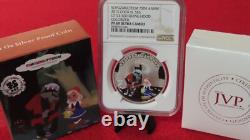 2013 Soviet Cartoons Little Red Riding Hood Cook Islands 999 Silver NGC PF69