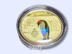 2013 Wildlife Conservation Penguin proof certificate Cook Islands Mint 2500