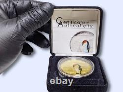 2013 Wildlife Conservation Penguin proof certificate Cook Islands Mint 2500