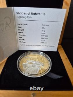 2014-2018 COMPLETE Shades of Nature Coin Collection Proof Silver Cook Islands