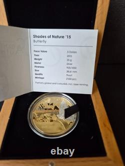 2014-2018 COMPLETE Shades of Nature Coin Collection Proof Silver Cook Islands