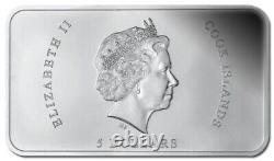 2014 BU $5 Cook Islands Chocolate Scented Silver VERY RARE ONLY 2500 MINTED