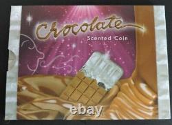 2014 BU $5 Cook Islands Chocolate Scented Silver VERY RARE ONLY 2500 MINTED