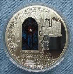 2014 Cook Is. $10 Windows of Heaven Washington National Cathedral 50g 925 Silver