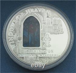 2014 Cook Is. $10 Windows of Heaven Washington National Cathedral 50g 925 Silver