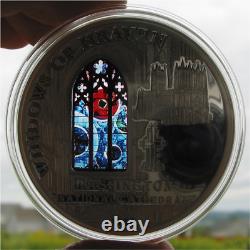 2014 Cook Is. $10 Windows of Heaven Washington National Cathedral 50g 925 Silver