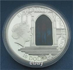 2014 Cook Is. $10 Windows of Heaven Washington National Cathedral 50g 925 Silver