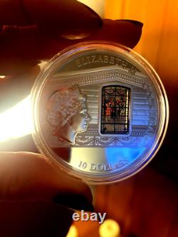 2014 Cook Islands $10 WINDOWS OF HEAVEN Buenos Aires Proof Silver Coin