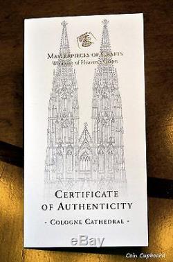 2014 Cook Islands Cologne Cathedral Windows Giants Set of 3 Silver Proofs