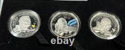 2014 Cook Islands Papal Cantonization 3 Piece $2 1/2 oz Silver Set 1000 Minted