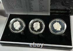 2014 Cook Islands Papal Cantonization 3 Piece $2 1/2 oz Silver Set 1000 Minted