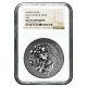 2015 2 oz Cook Islands Silver Norse Gods Hel Ultra High Relief NGC MS 70 Antique