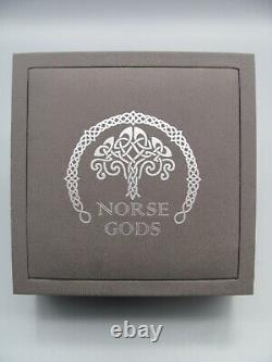 2015 Cook Islands 2 oz Antinque Silver Norse Gods Thor