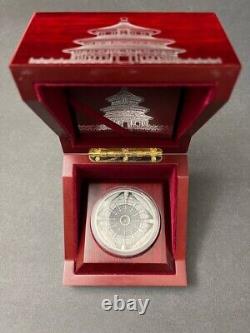 2015 Cook Islands $20 Temple Of Heaven 3.2 Oz Silver Coin