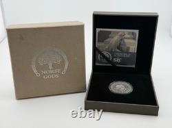 2015 Cook Islands 2oz Silver Norse Gods SIF Antiqued WithBox & COA Item