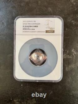 2015 Cook Islands. 999 Silver COIN Space Time Continuum NGC PF70 - won 2 awards