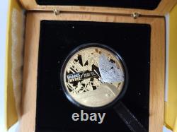 2015 Cook Islands S$5 Shades of Nature Butterfly Silver Proof Gilded Coin