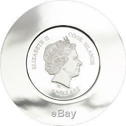 2015 Cook Islands Silver $5 Murrine Millefiori Glass Art PF69 UC NGC Coin