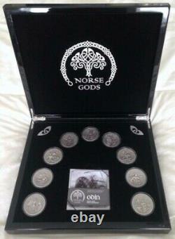 2015 Norse Gods 2 oz. Fine Silver 9-coin series, Cook Islands