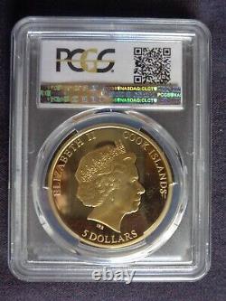 2015 SHADES OF NATURE Butterfly Cook Islands PCGS PR70 Ultra Cameo Coin
