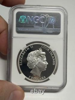 2015 Silver $5 COOK ISLANDS'Judea Israel' NGC PF70 Colorized Great Deserts Coin