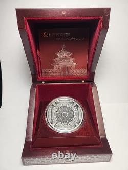 2015 Temple Of Heaven 4 Layer $20 Cook Islands Silver Coin 3.2 Oz Rtc112