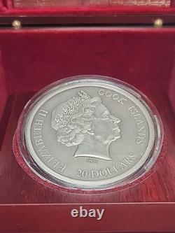 2015 Temple Of Heaven 4 Layer $20 Cook Islands Silver Coin 3.2 Oz Rtc112