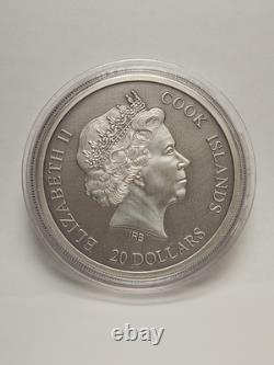 2015 Temple Of Heaven 4 Layer $20 Cook Islands Silver Coin 3.2 Oz Rtc112