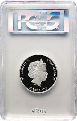 2016 $10 Cook Islands Egyptian Labyrinth Silver Proof Coin PCGS PR70DCAM FS