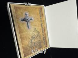2016 100g Silver Ultra High Relief Cook Islands St Peters Basilica Coin
