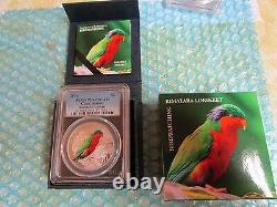 2016 $2 PCGS PR69DCAM Cook Islands Birding Rimatara Lorikeet 1/2 OZ Silver Coin